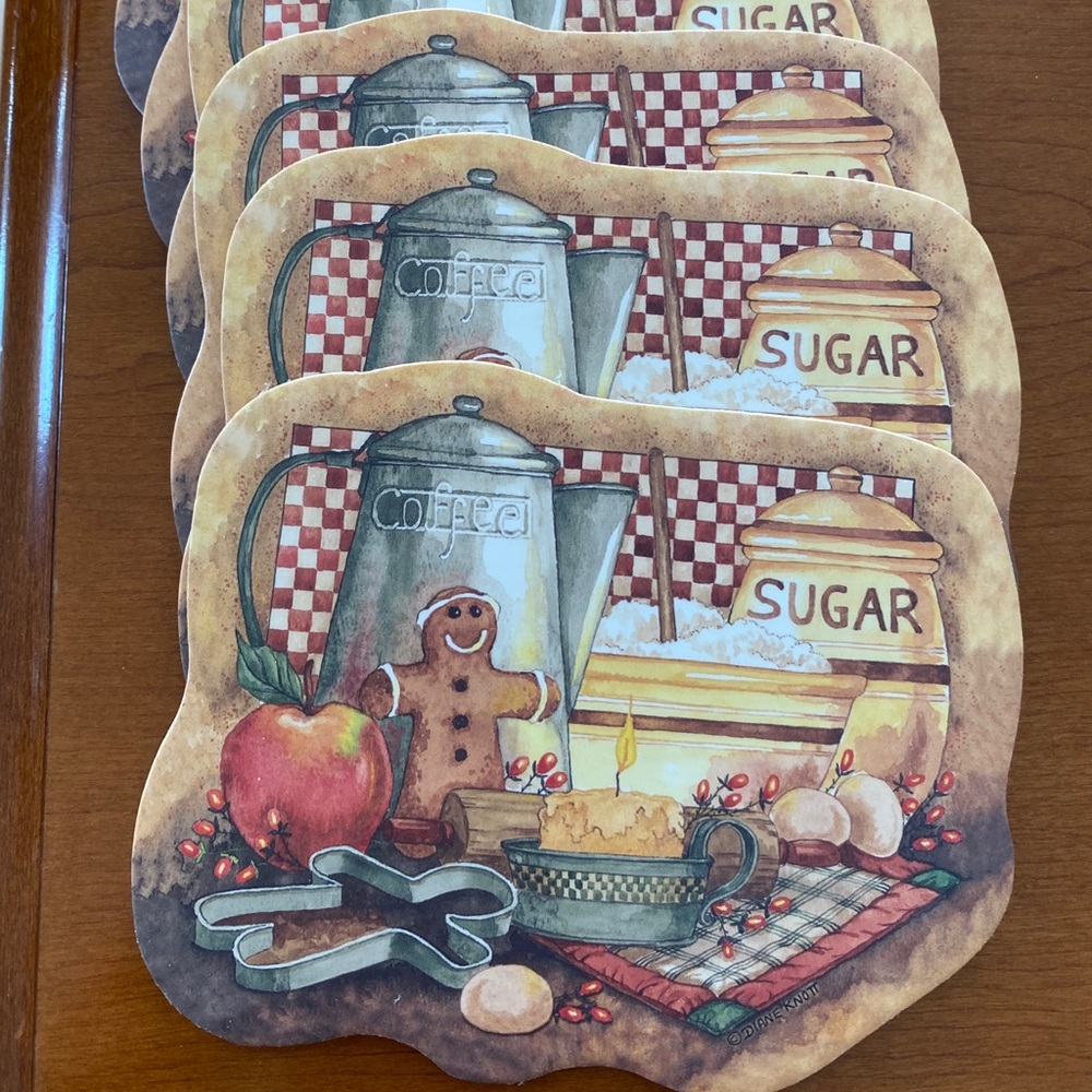 Set of 6 coasters